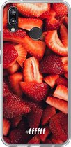 Huawei P20 Lite (2018) Hoesje Transparant TPU Case - Strawberry Fields #ffffff