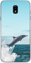 Samsung Galaxy J7 (2018) Hoesje Transparant TPU Case - Dolphin #ffffff