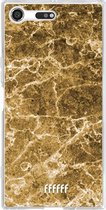 Sony Xperia XZ Premium Hoesje Transparant TPU Case - Gold Marble #ffffff