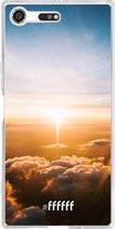 Sony Xperia XZ Premium Hoesje Transparant TPU Case - Cloud Sunset #ffffff