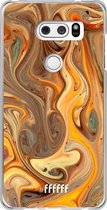LG V30 (2017) Hoesje Transparant TPU Case - Brownie Caramel #ffffff
