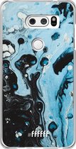 LG V30 (2017) Hoesje Transparant TPU Case - Melted Opal #ffffff