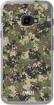 Samsung Galaxy Xcover 4 Hoesje Transparant TPU Case - Digital Camouflage #ffffff