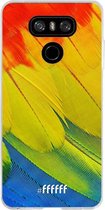 LG G6 Hoesje Transparant TPU Case - Macaw Hues #ffffff