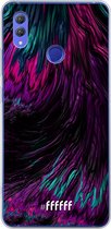 Honor Note 10 Hoesje Transparant TPU Case - Roots of Color #ffffff