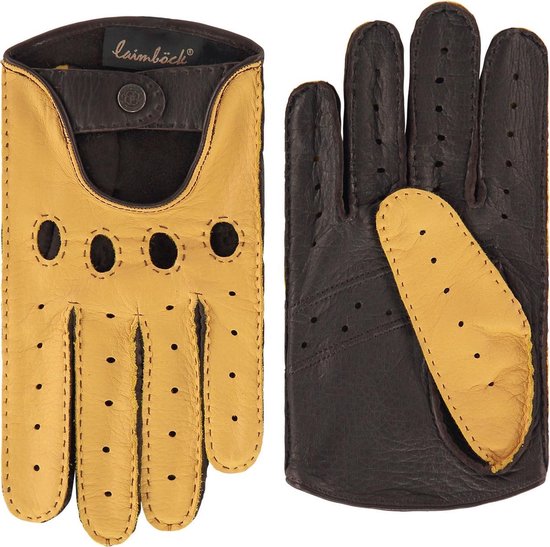 Gants de Conduite Homme Cuir Noir Glove Story - Tous Les Gants