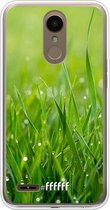 LG K10 (2018) Hoesje Transparant TPU Case - Morning Dew #ffffff