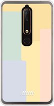 Nokia 6 (2018) Hoesje Transparant TPU Case - Springtime Palette #ffffff