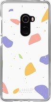 Xiaomi Mi Mix 2 Hoesje Transparant TPU Case - Terrazzo N°6 #ffffff