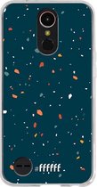 LG K10 (2017) Hoesje Transparant TPU Case - Terrazzo N°9 #ffffff