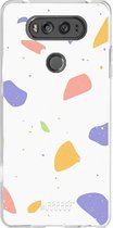 LG V20 Hoesje Transparant TPU Case - Terrazzo N°6 #ffffff