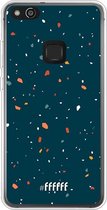 Huawei P10 Lite Hoesje Transparant TPU Case - Terrazzo N°9 #ffffff