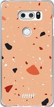 LG V30 (2017) Hoesje Transparant TPU Case - Terrazzo N°5 #ffffff