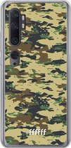 Xiaomi Mi Note 10 Hoesje Transparant TPU Case - Desert Camouflage #ffffff