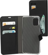 Mobiparts Samsung Galaxy A51 (2020) Zwart - Boekhoesje - Contactloos betalen - Magneetsluiting - Bookcase