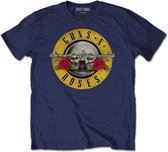 Guns N' Roses Kinder Tshirt -Kids tm 10 jaar- Classic Logo Blauw