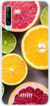 Huawei P Smart Pro Hoesje Transparant TPU Case - Citrus Fruit #ffffff
