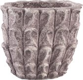 PTMD  taro bordeauxrood keramiek pot ovaal l
