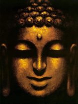 Mahayana - Buddha Kunstdruk 60x80cm