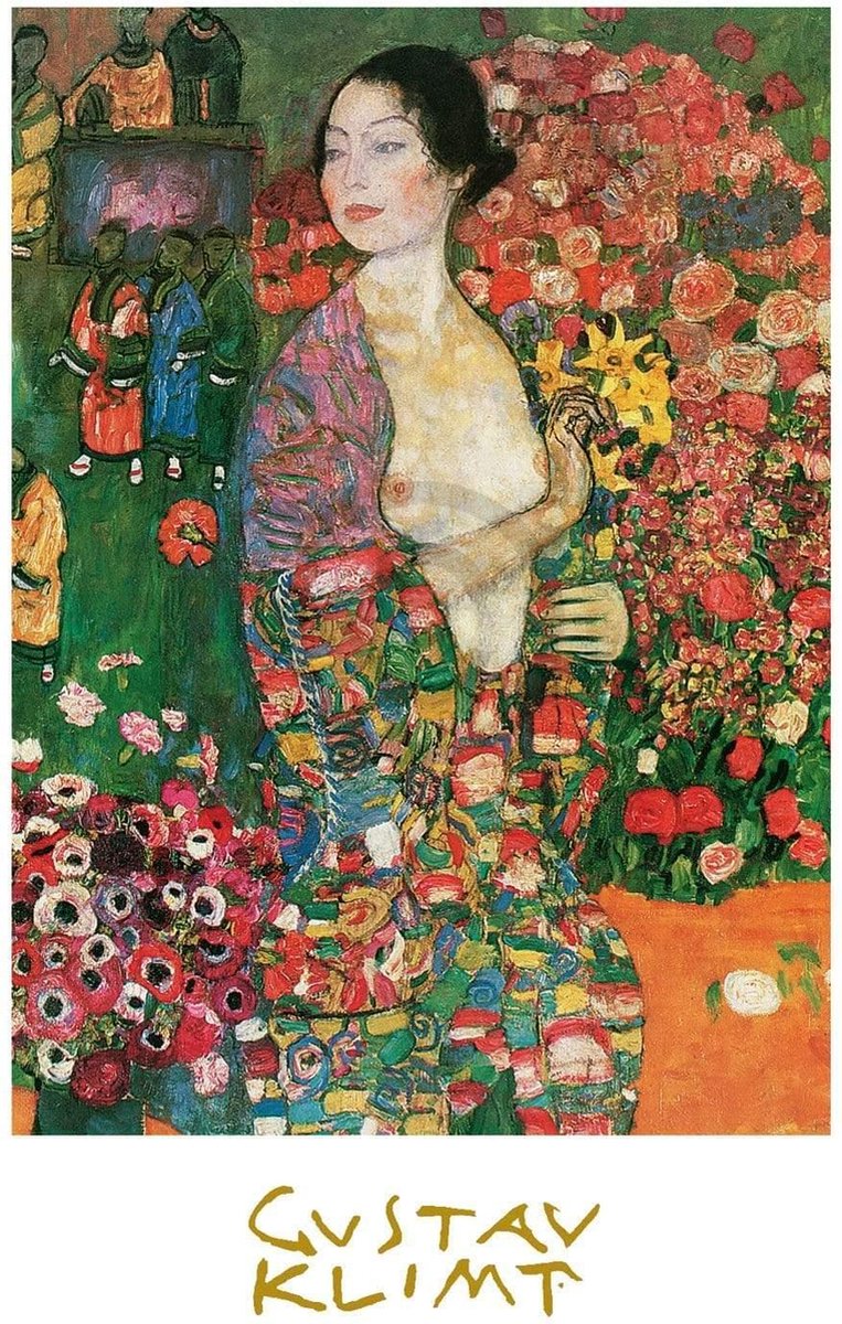 PGM Kunstdruk Gustav Klimt - Die Tänzerin 60x80cm Divers