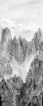 Fotobehang - Peaks 100x250cm - Vliesbehang