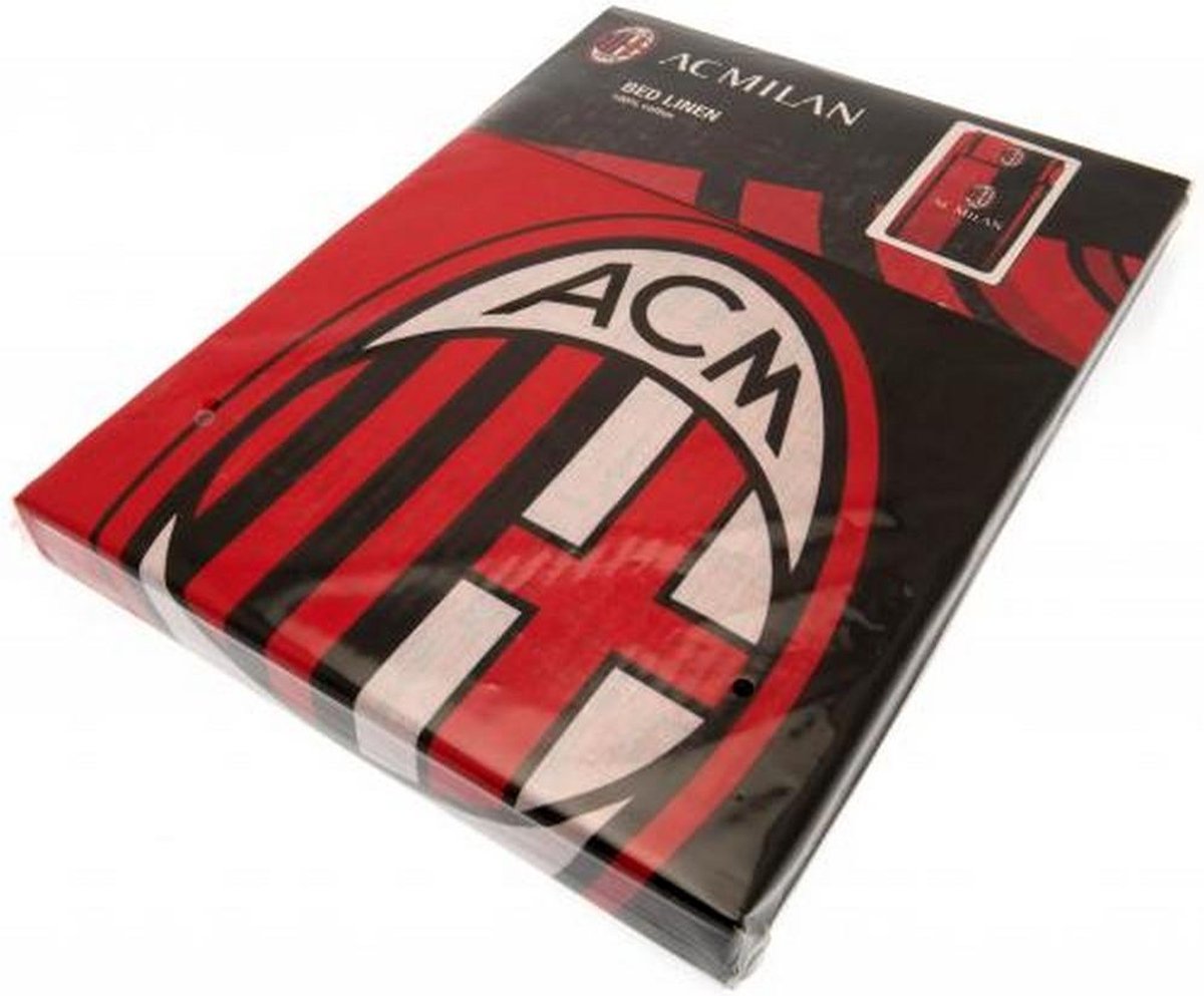 AC Milan Duvet Set (Red/Black) | bol.com