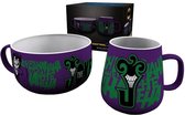 DC Comics The Joker Breakfast Set (2 Pieces) (Black/Green/Purple)