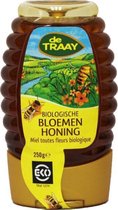 De Traay Bloemenhoning knijpfles bio (250g)