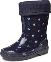 Gevavi Boots | Mike gevoerd kinderlaarsje PVC | Maat 23 | Blauw