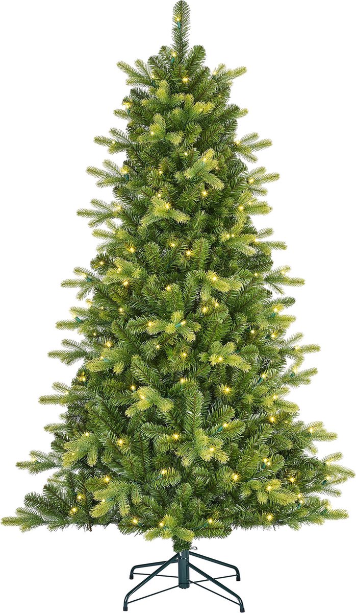 Black Box Trees Dayton Kunstkerstboom met LED Verlichting - H120 x Ø81 cm - Groen