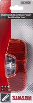 achterlicht Coast led batterij bagagedrager rood