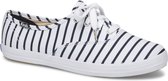 Champion Breton Stripe White/Navy Dames Veterschoenen - Blauw - maat 40