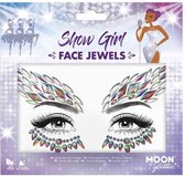 Moon Creations Gezicht Diamanten Sticker Moon Glitter - Show Girl Multicolours