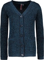 B-Nosy Meisjes t-shirts & polos B-Nosy Girls uni cardigan with lurex and h space blue 110