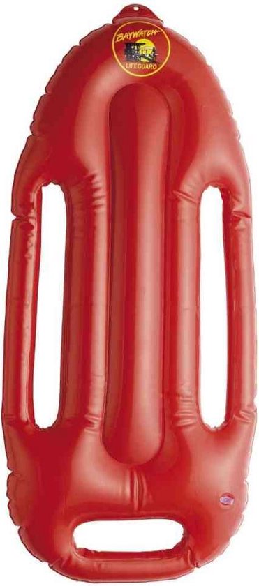 BAYWATCH FLOAT WITH STRAP,RED,INFLATABLE
