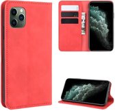 EmpX Telefoonhoesje - Book Case - Geschikt Voor Apple IPhone 11 Pro Max - Rood