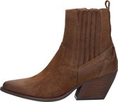 SUB55 Western boots Enkellaarsjes Hak - cognac - Maat 39