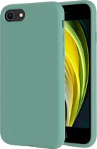 Azuri liquid silicon cover - groen - voor iPhone 7/8/SE2020