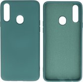 Wicked Narwal | 2.0mm Dikke Fashion Color TPU Hoesje Samsung Samsung Galaxy A20s Donker Groen