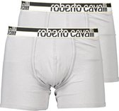 Roberto Cavalli boxer - onderbroek - heren - 2 pack - grijs met goud - M |  bol.com
