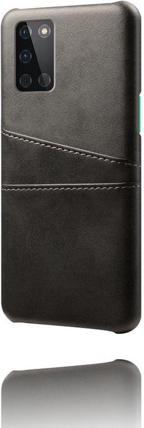 KSQ OnePlus 8T Back Cover Case Porte-cartes Zwart