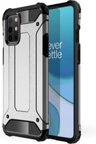 Armor Hybrid Back Cover - OnePlus 8T Hoesje - Zilver
