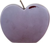 Pomme Verano Rouge Foncé 19.4x5xh15.5cm Céramique Ronde