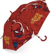 Marvel Paraplu Junior Spider-man 48 Cm Rood