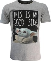 The Mandalorian Baby Yoda My Good Side T-Shirt - Officiële Merchandise