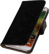 Wicked Narwal | Snake bookstyle / book case/ wallet case Hoes voor Samsung Galaxy E5 Zwart