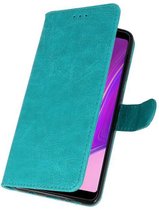 Wicked Narwal | bookstyle / book case/ wallet case Wallet Cases Hoesje voor Samsung Galaxy A9 2018 Groen