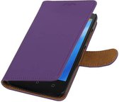 Wicked Narwal | bookstyle / book case/ wallet case Hoes voor Motorola Moto C Paars