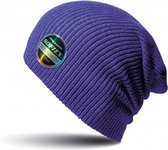 Bonnet d'hiver tricoté chaud en violet pour adultes - Chapeaux pour femmes / chapeaux pour hommes - 100% polyacrylique