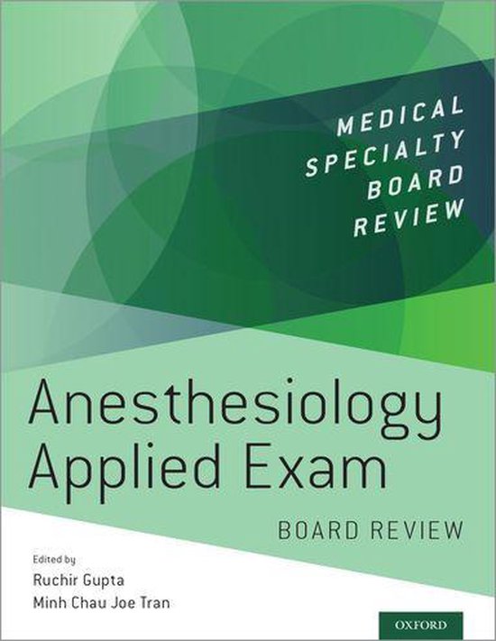 Medical Specialty Board Review - Anesthesiology Applied Exam ... - cover